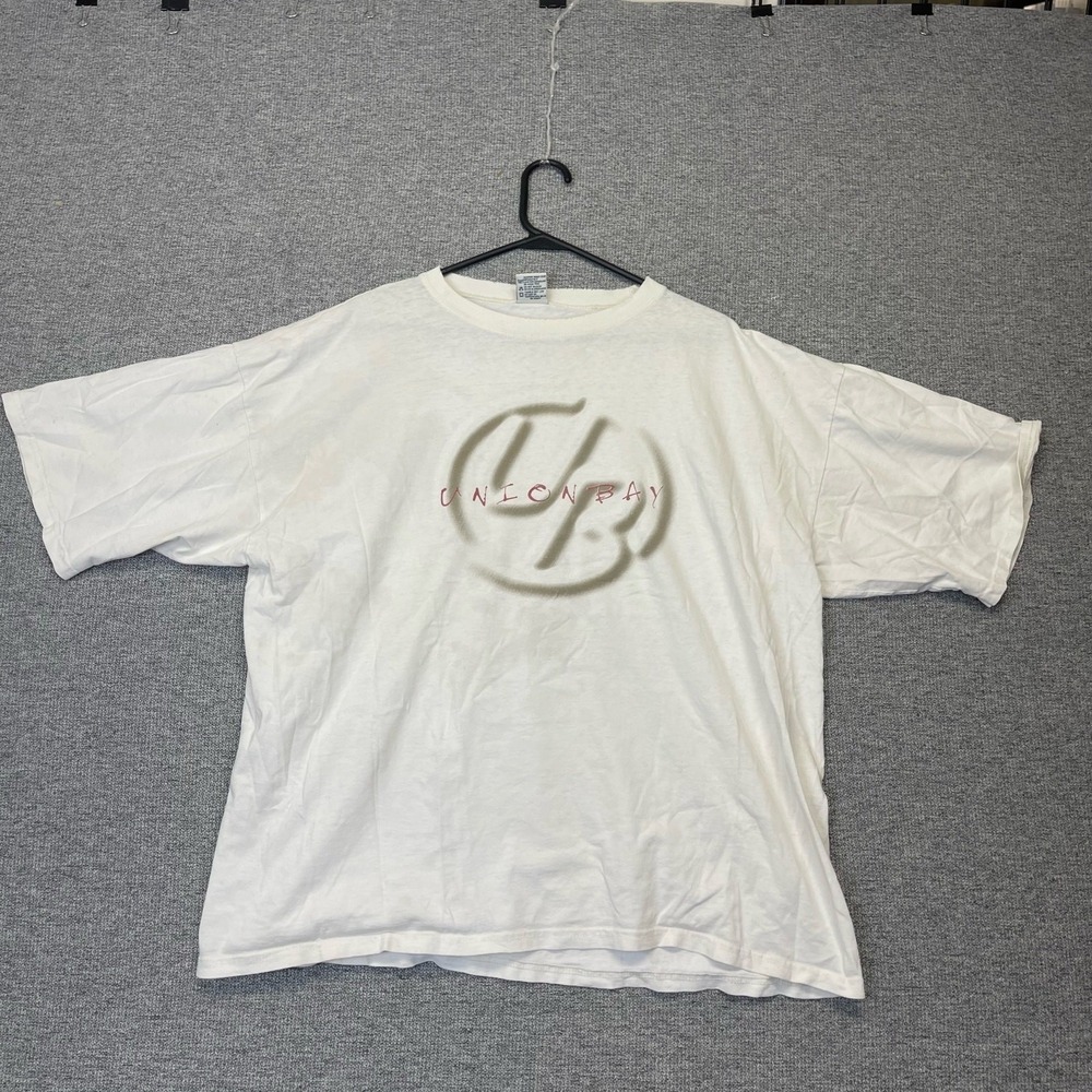 Vintage 1990s Unionbay Graphic Shadow Logo Spellout Skater Skate‎ Logo T-shirt